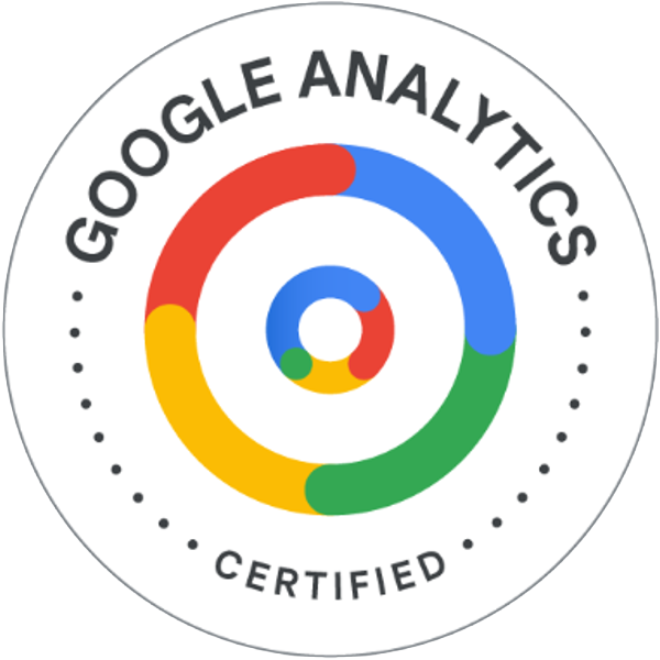 Google analytics certification logo