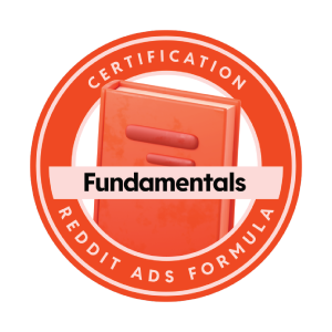 Reddit ads certification logo