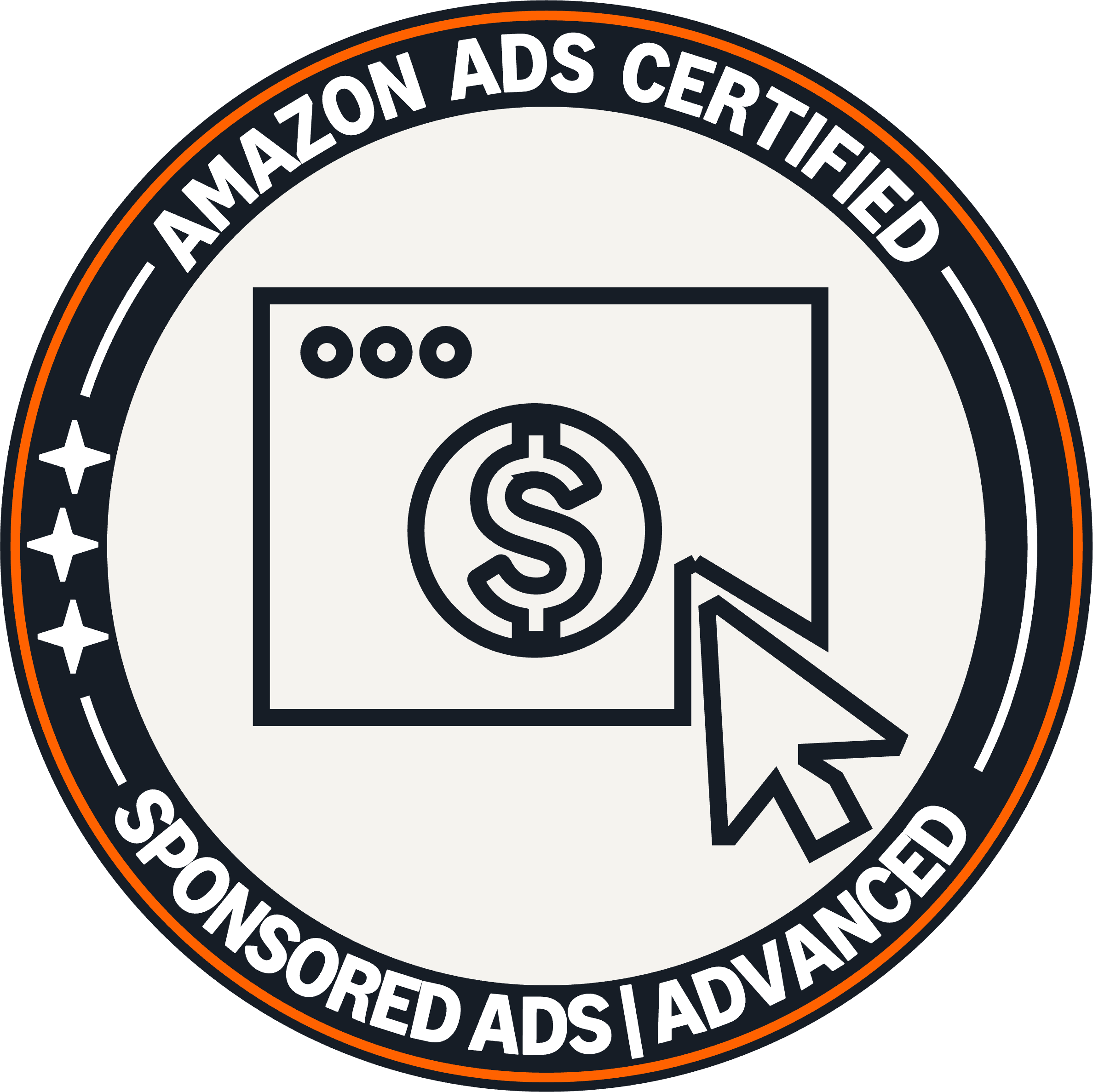 Amazon ads certification logo